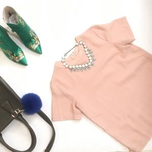 0095 Mango peach color top Sz Xs